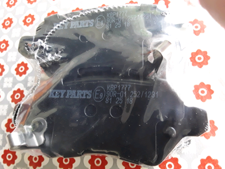 Key Parts Rear Brake Pads bought for Vauxhall Zafira 2007 Mk2 1.6 B 