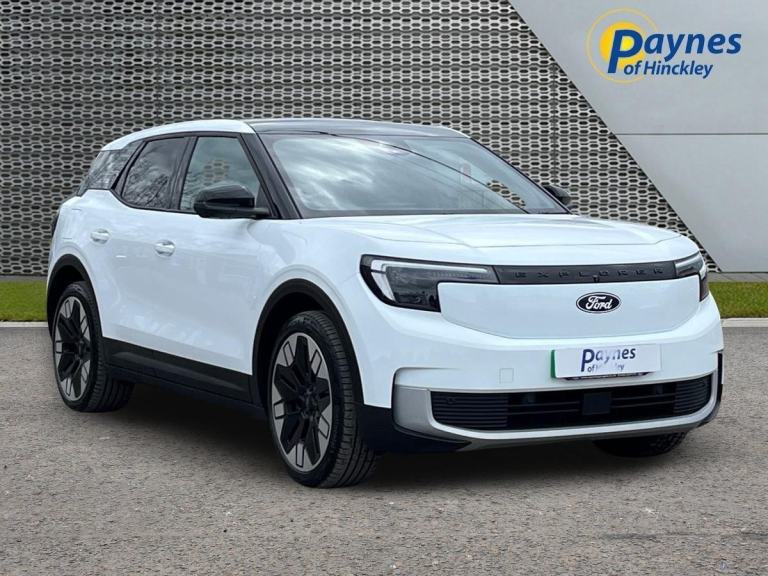 2025 Ford Explorer EV Premium 5 Dr 79 kWh Ext Range AWD AUTO White DRIVER ASST