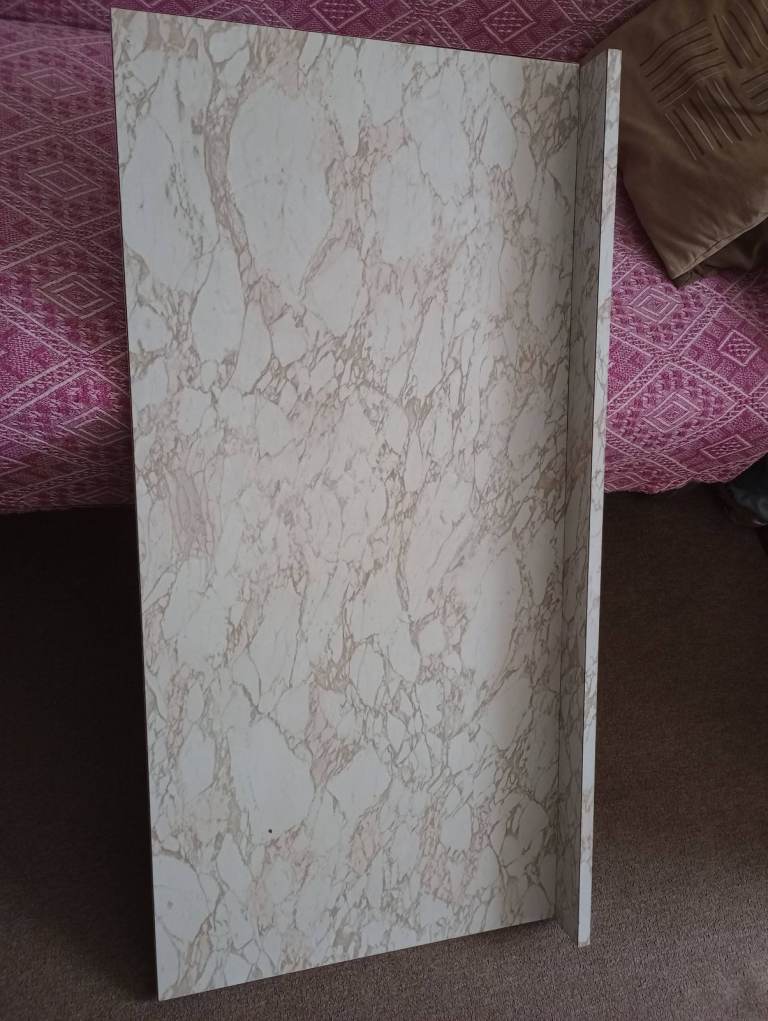 Vintage Solid Formica Kitchen Worktop in very good condition, perfect for an update or project