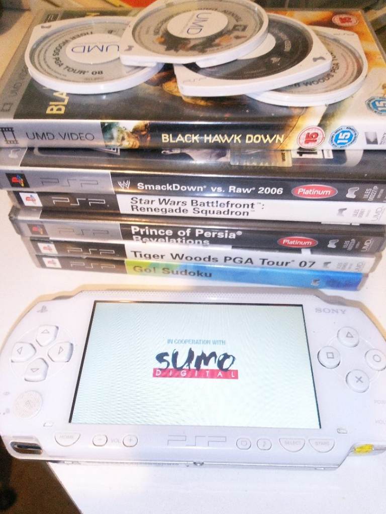 Psp console And games 