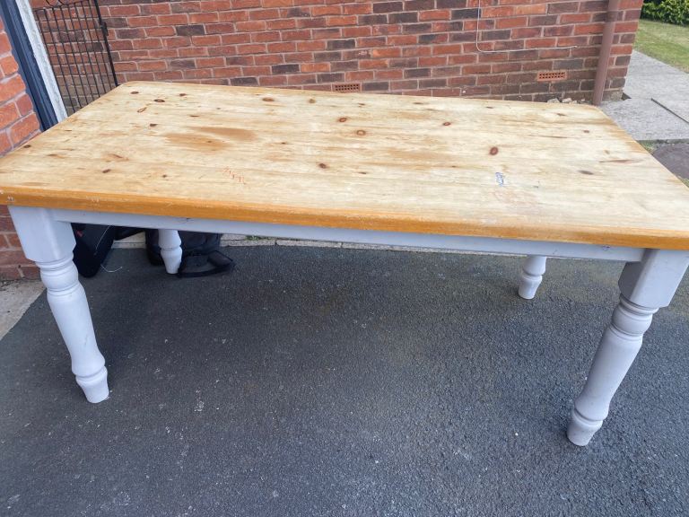 Solid pine table and chairs