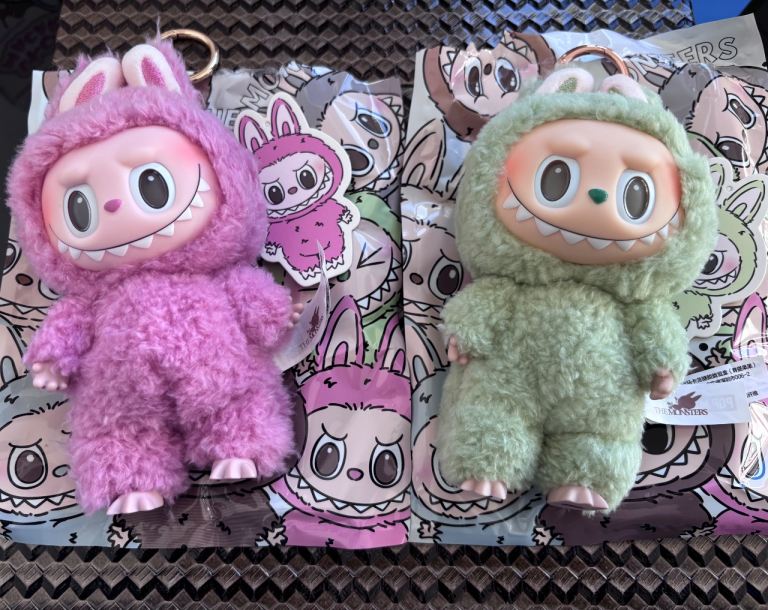 image for 2 Pop Mart Labubu The Monsters Exciting Macaron / Lychee Berry & Green Grape