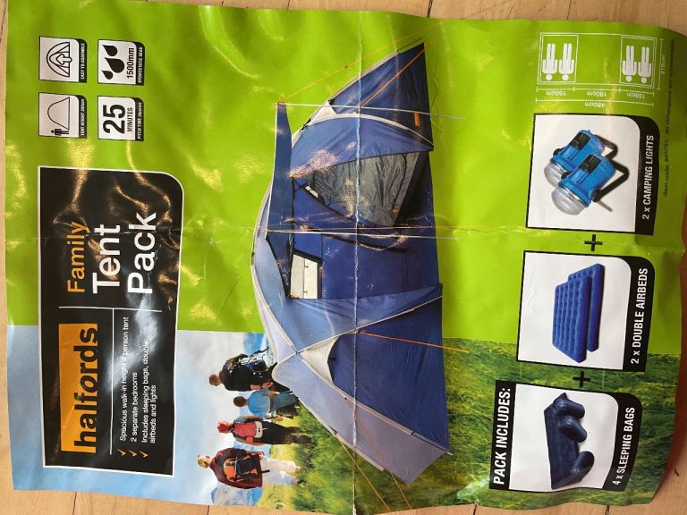 Halfords family tent 