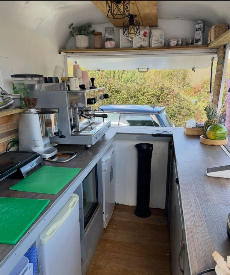 Fully converted Horsebox trailer with coffee machine/grinder