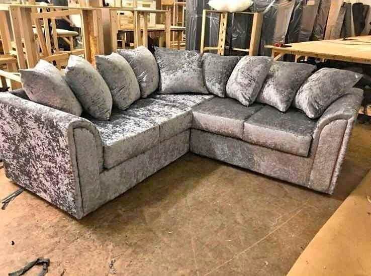 ✨EXCLUSIVE DEAL! Dylan Crushed Velvet Sofas 20% OFF ~Luxury Style & Comfort - Don't Miss Out !