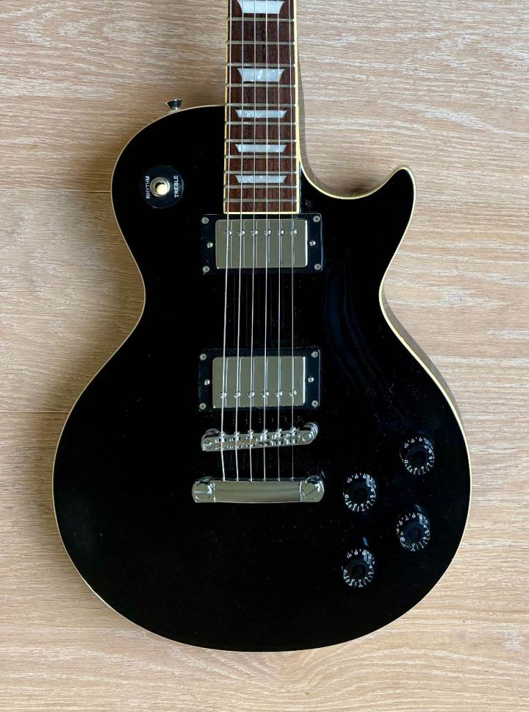 1990's Tokai Love Rock (Gibson Les Paul) Standard - Ebony - Made in Korea - Very Good Condition