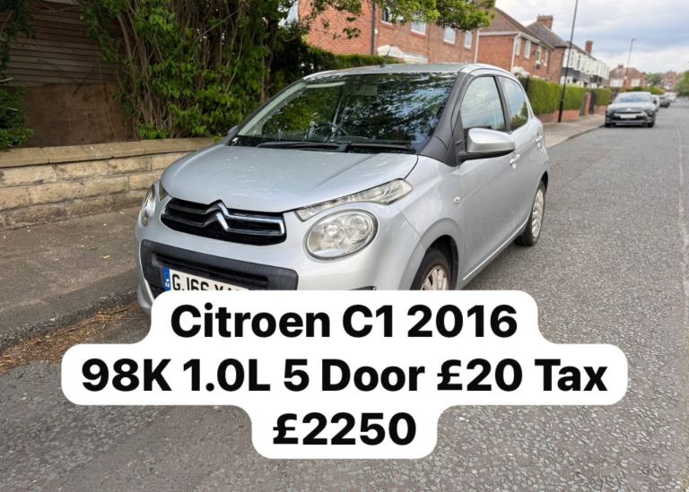 Citroen, C1, Hatchback, 2016, Manual, 998 (cc), 5 doors