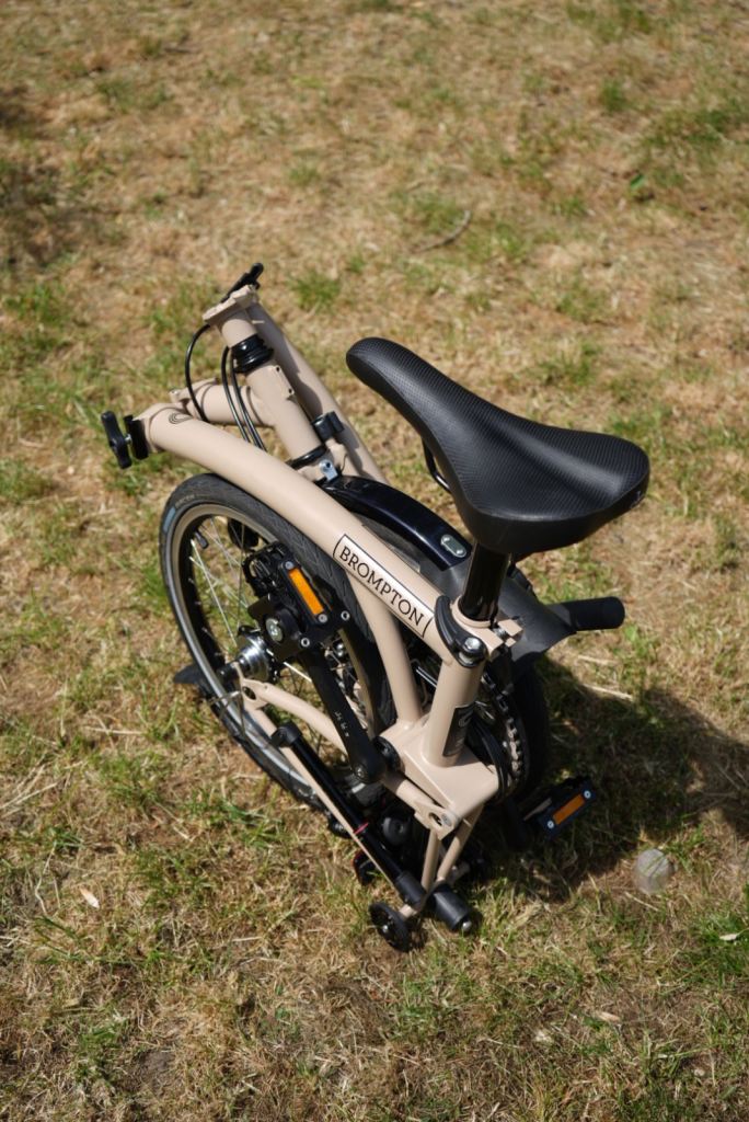 October 2024 Brompton Cline H6L (6-speed) Dune Sand colour