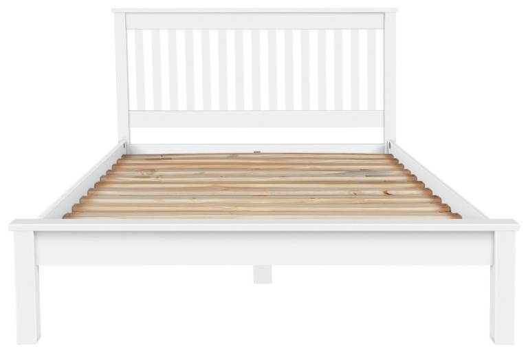 Aspley Small Double Wooden Bed Frame - White