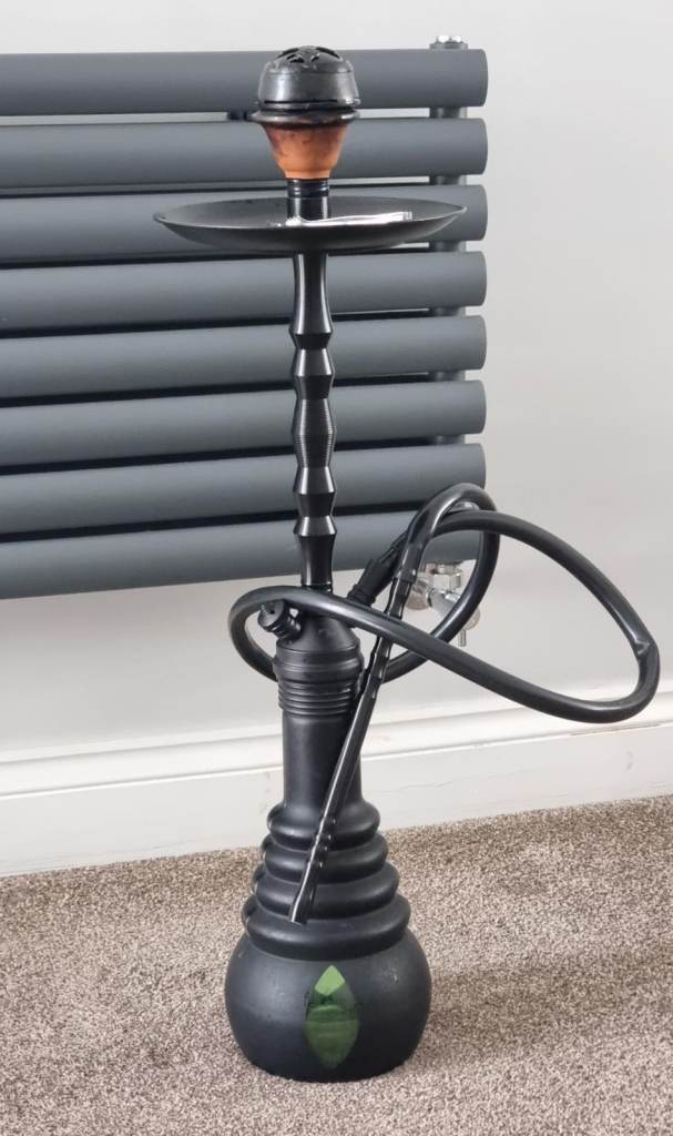 Hookah Shisha Black Modern Tall Design.