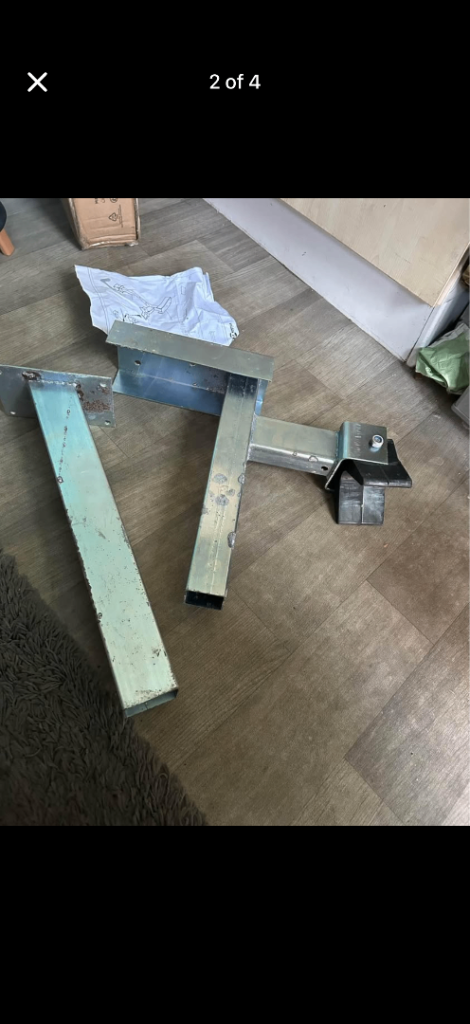 Boat trailer winch stand bow support