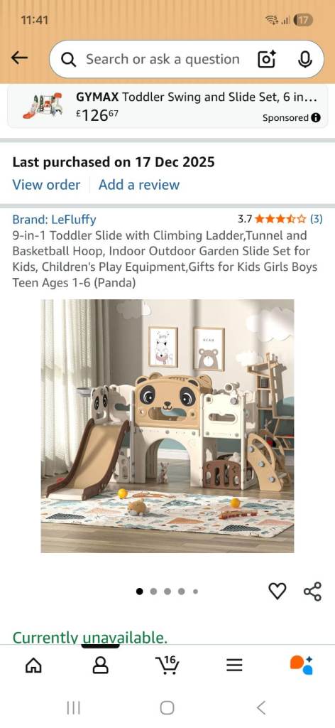 Panda climbing toddler 9 in 1 activity centre