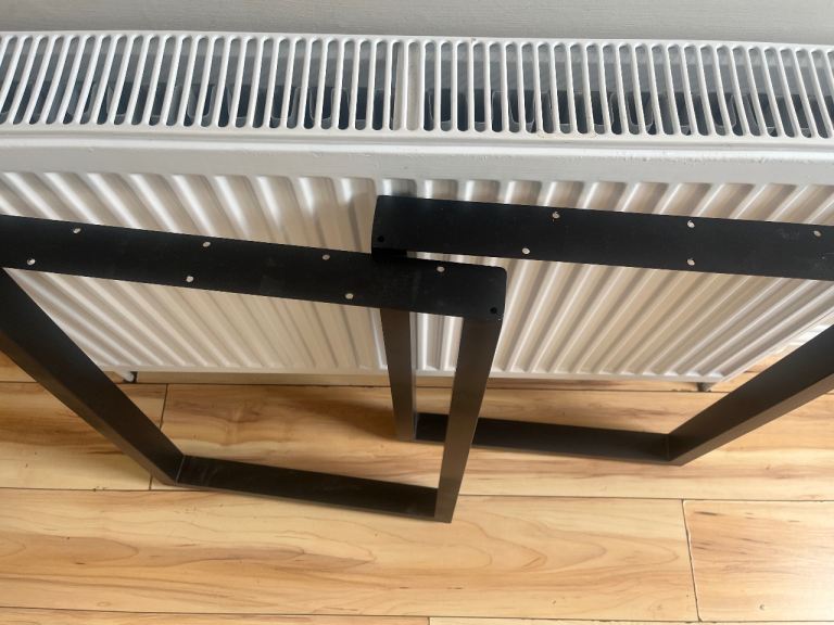 Pair of Black Metal Table Legs – As Good As New