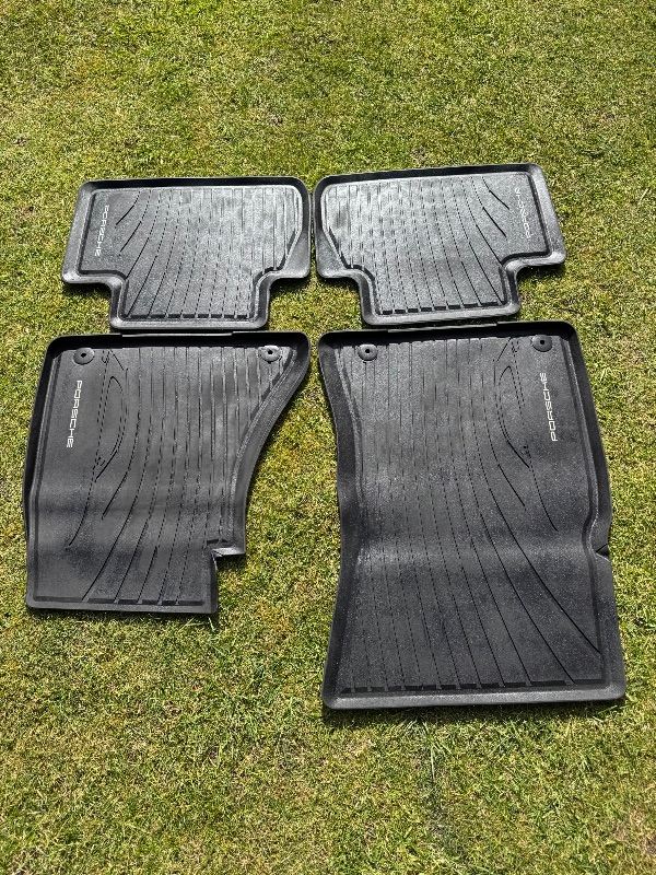 Rubber floor mats, like new. 