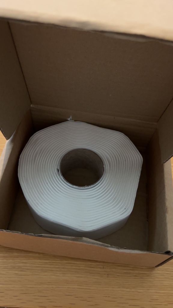 white mastic awning rail sealing strip