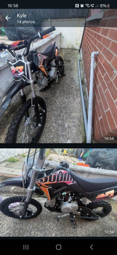 Stomp petrol motorbike 