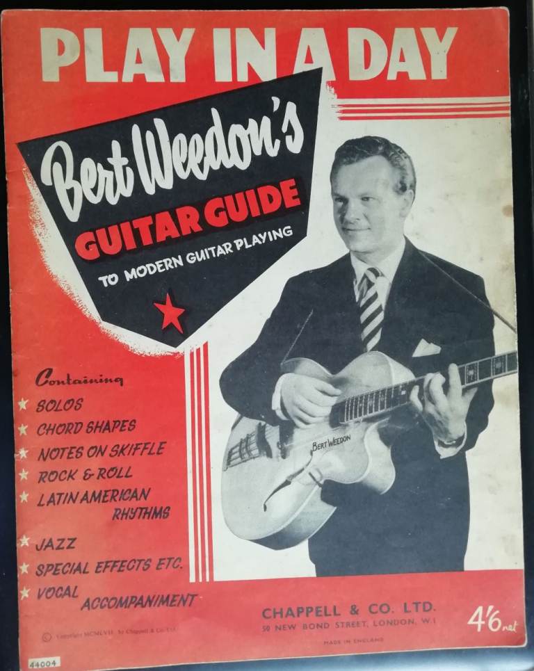 Bert weedon's PLAY IN A DAY guitar tutor c.1950's