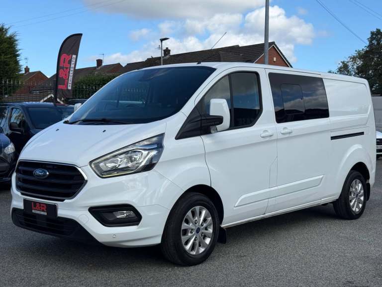 2018 18 FORD TRANSIT CUSTOM 320 2.0 LIMITED D/CAB CREW VAN L2 LWB NEW WET BELT