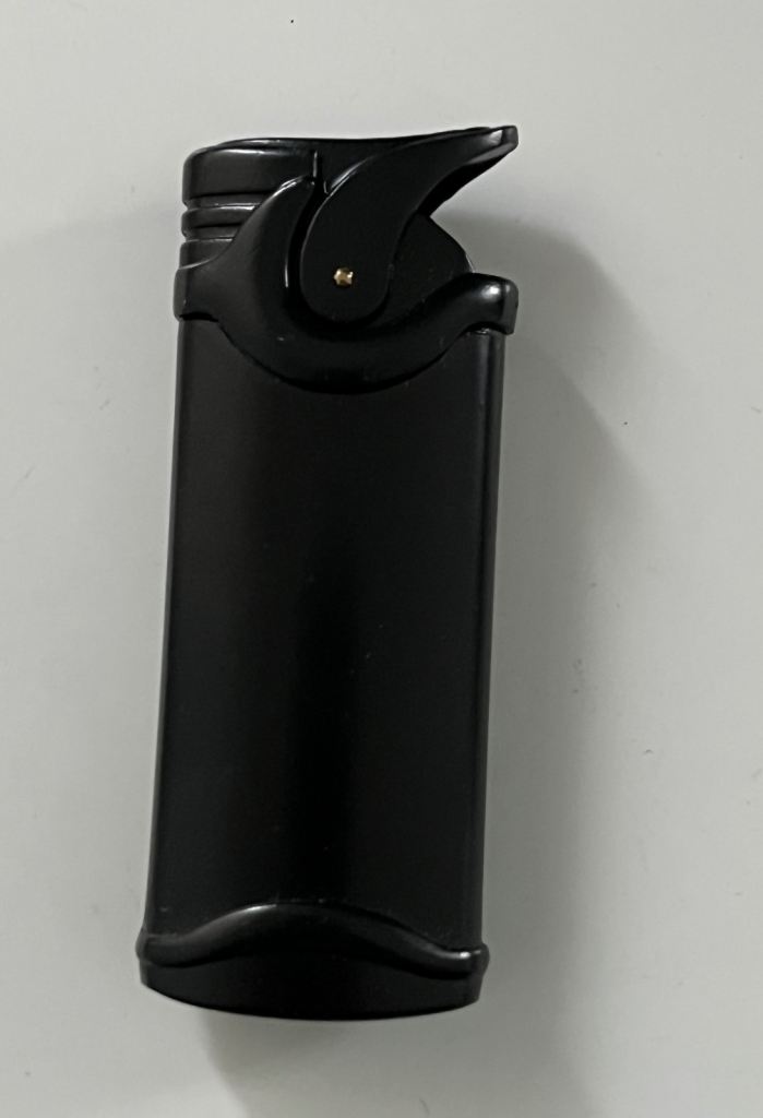 Black Refillable jet green flame Lighter 