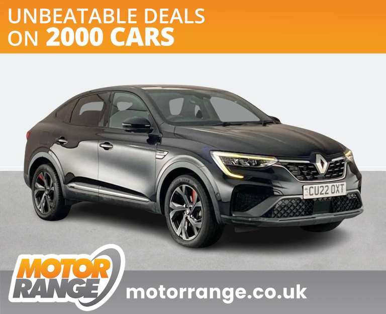 2022 Renault Arkana 1.6 E-TECH Hybrid 145 R.S. Line 5dr Auto Crossover/SUV PETROL/ELECTRIC Automatic