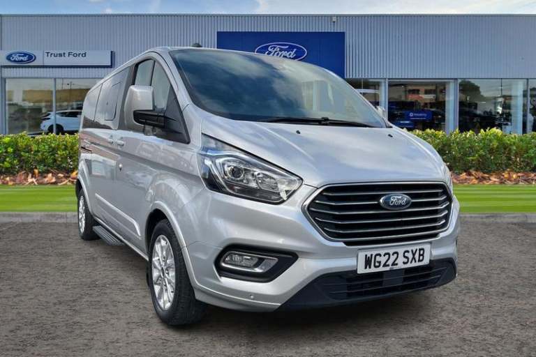 2022 Ford Tourneo Custom 320 Titanium AUTO L2 LWB 8 Seat Minibus FWD 2.0 EcoBlue 130ps Low Roof A...