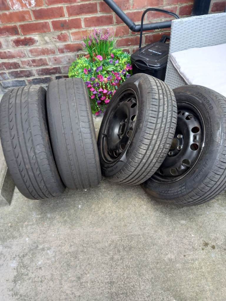 Steel wheels tyres 