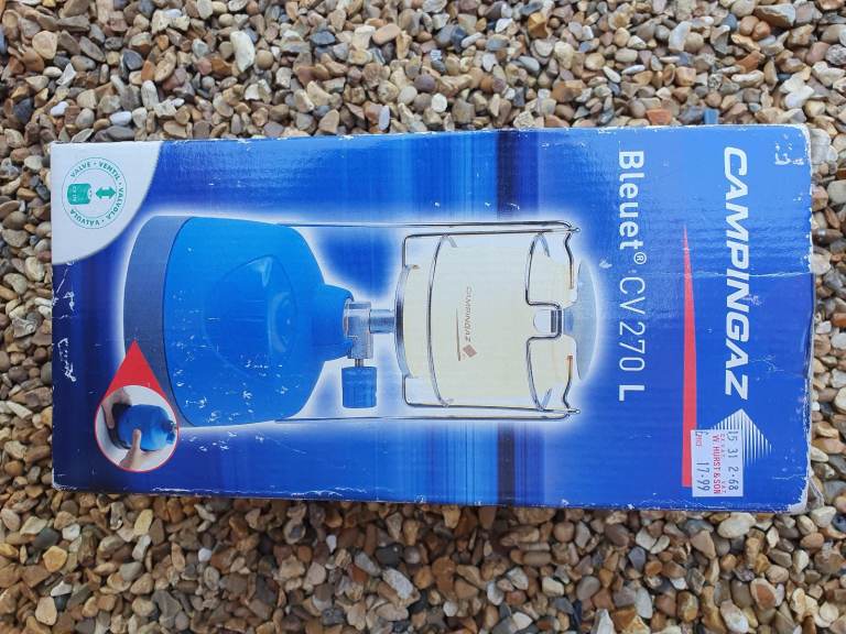 CAMPINGAZ CV270L CAMPING FISHING LAMP LANTERN WITH GAS BOXED INSTRUCTIONS