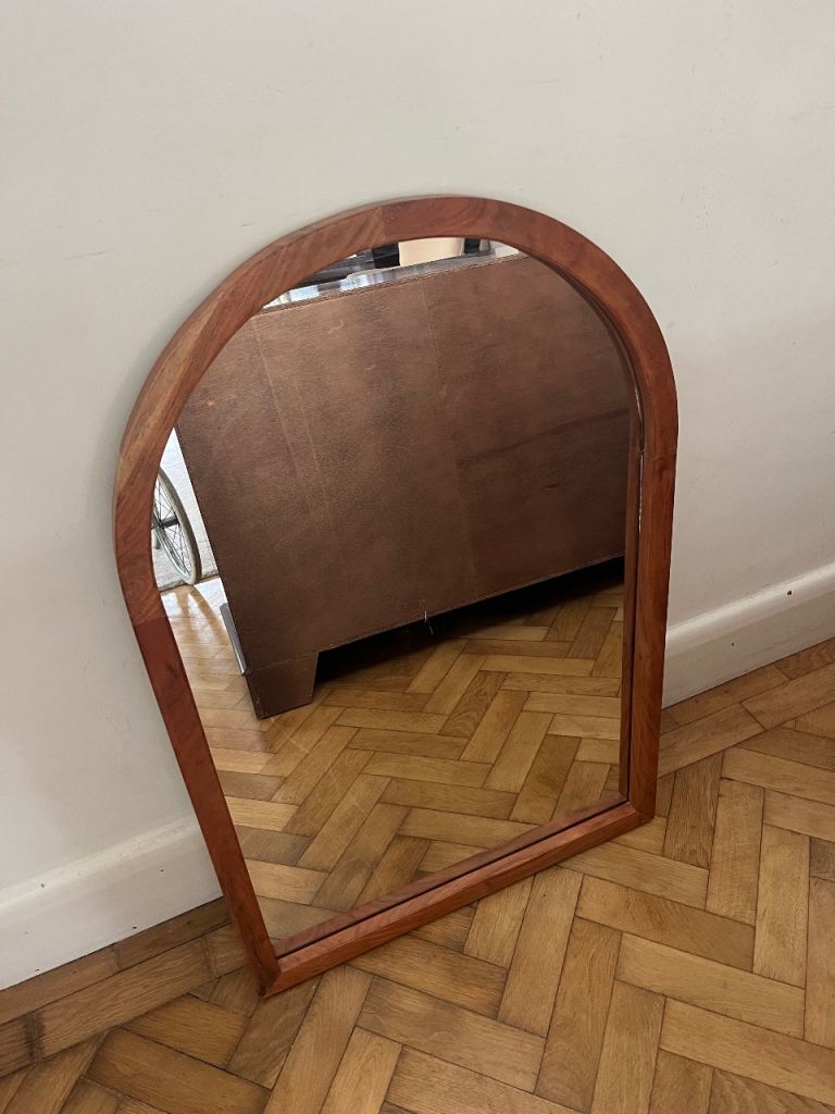 Wooden frame mirror