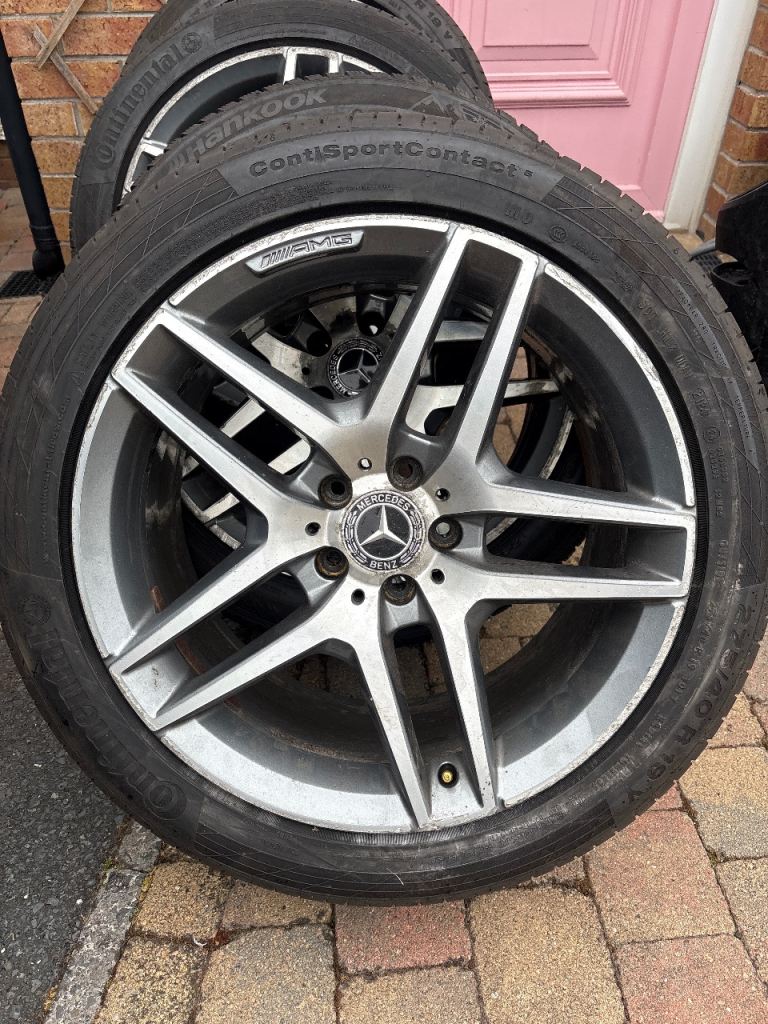 19” genuine diamond cut amg alloys