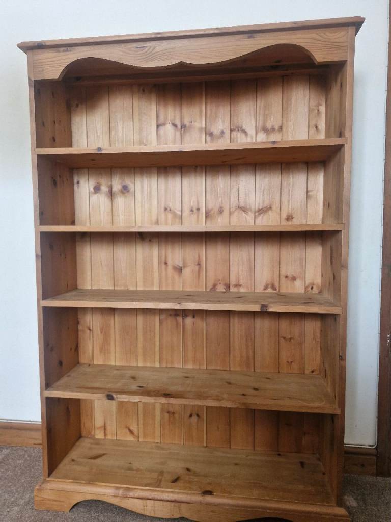 Solid wood bookcase