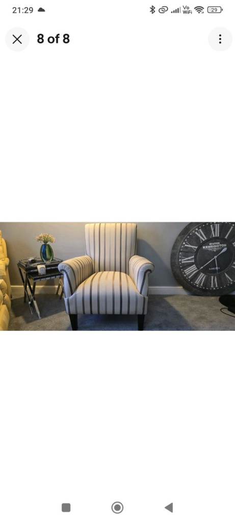 Pair of quality Laura Ashley armchairs