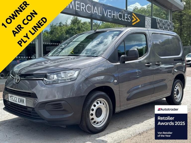 Toyota ProAce BlueHDi Active SWB 100ps with Air Con, Ply Lined & DAB Radio Panel Van Diesel Manual