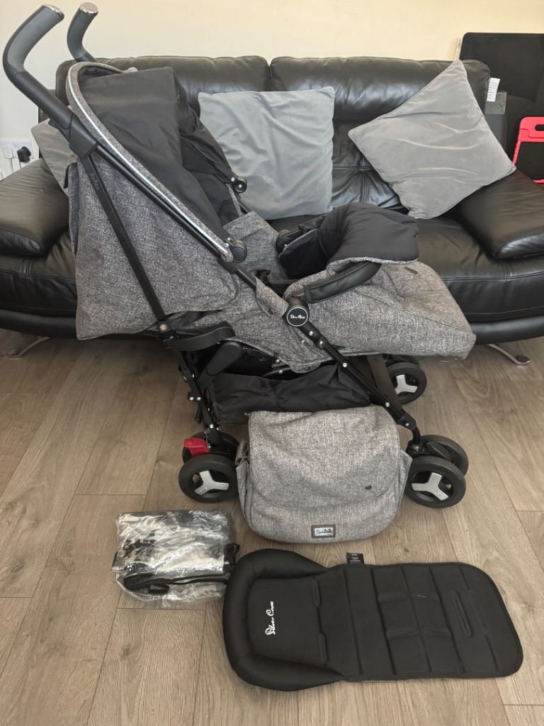 Silver cross reflex Brompton pram 