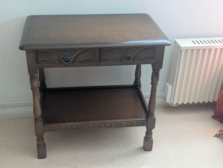 Vintage 1973 Hall Table 
