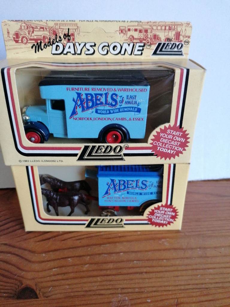 2 lledo diecast models abels  of watton  £5 each