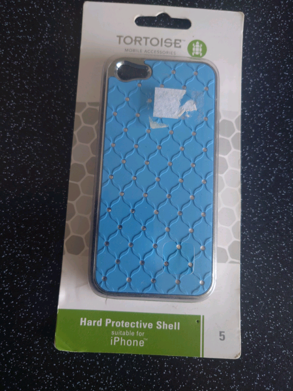 Blue iPhone 5 hard case 