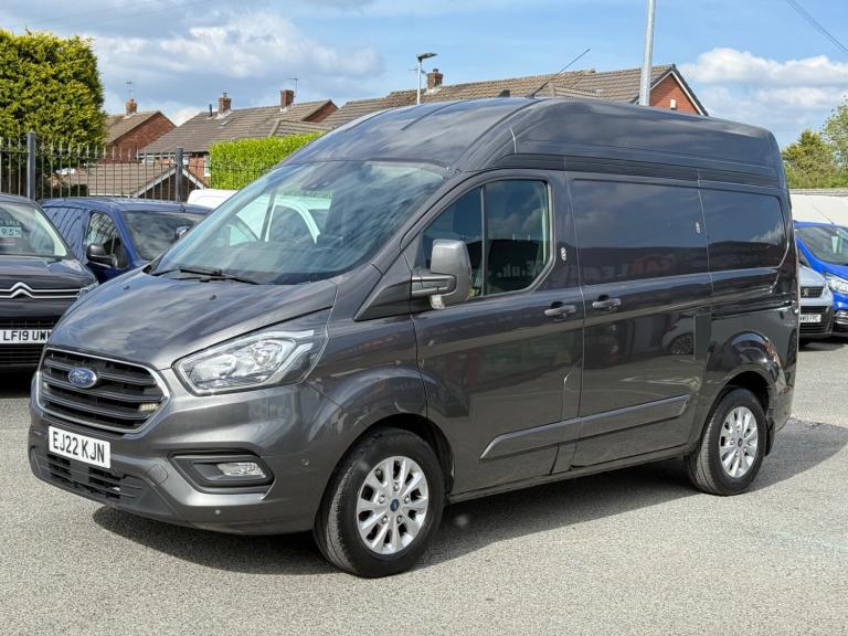 2022 22 FORD TRANSIT CUSTOM 2.0 ECOBLUE LIMITED HIGH ROOF GREY FSH NEW WET BELT
