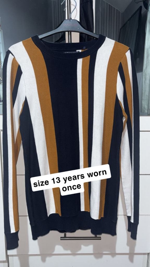 image for size 13 years boys sweater