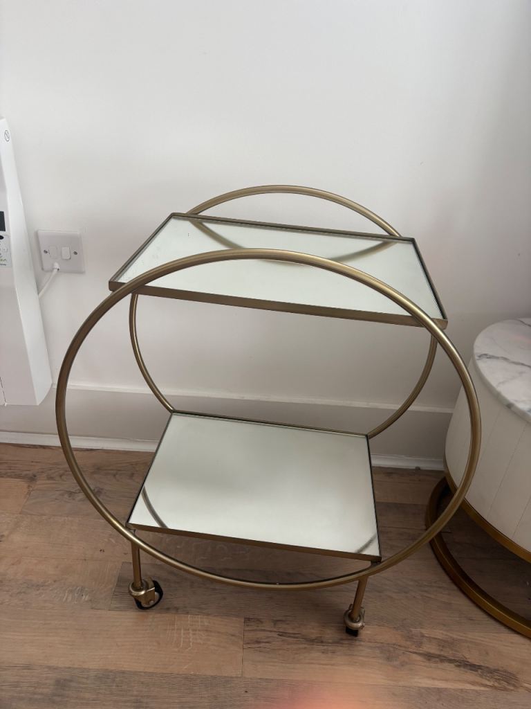 Gold Bar Cart 