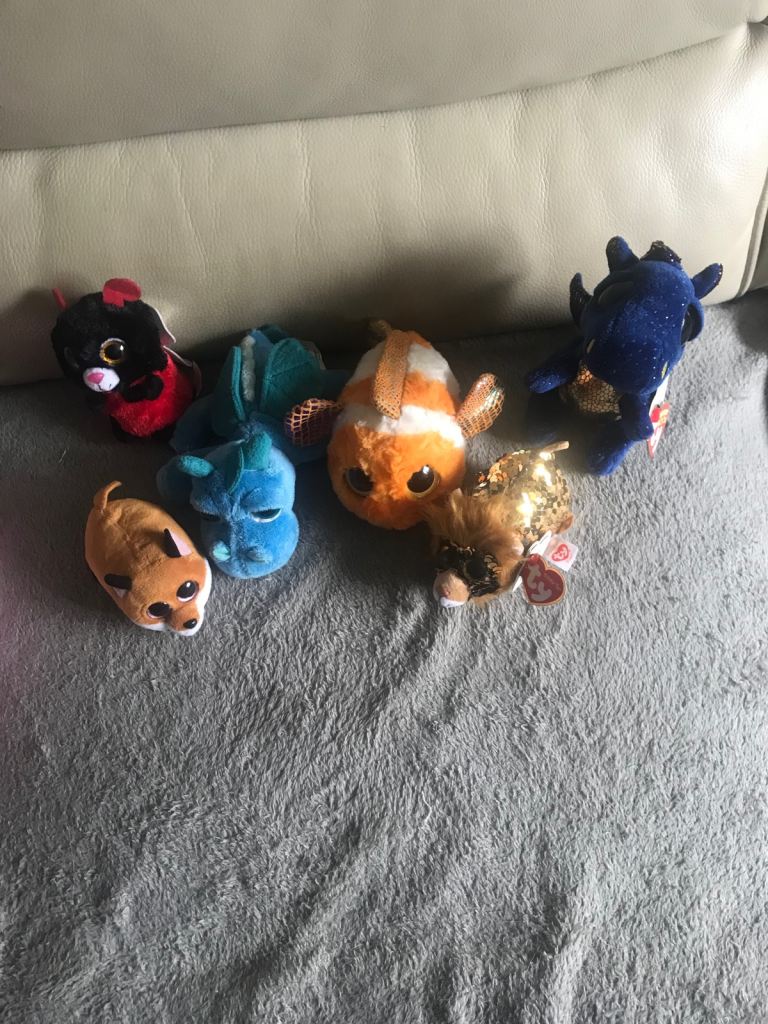 Assorted beanie type toys
