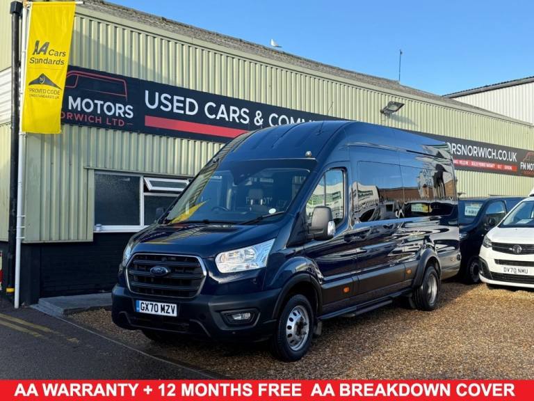 2020 70 FORD TRANSIT 2.0 460 ECOBLUE TREND MINIBUS DOUBLE CAB 5DR DIESEL MANUAL 