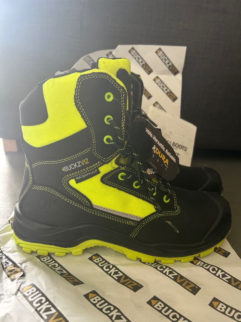 BUCKZVIZ S3 SAFETY BOOTS SIZE 10