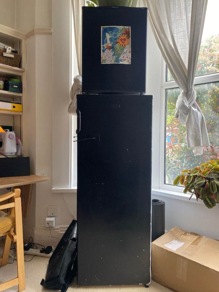 FREE - Large freestanding fridge and small separate freezer - collection only