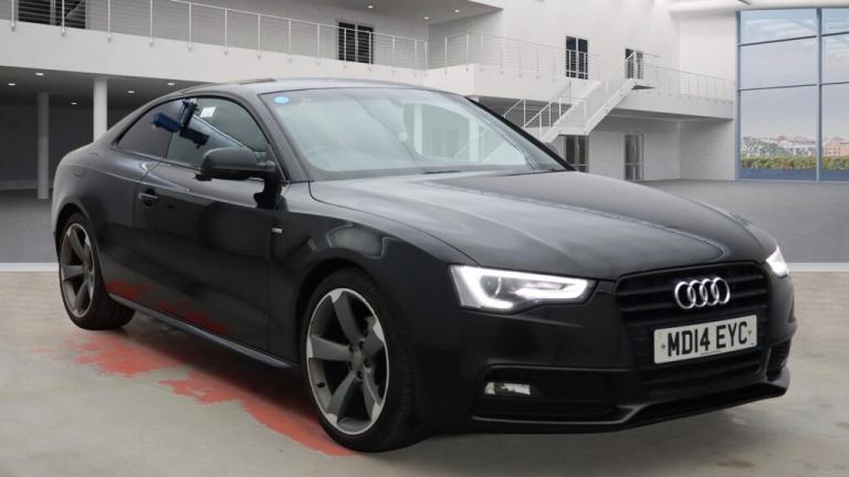 2014 Audi A5 2.0 TDI 177 Black Edition 2dr ++ NAV / LEATHER / 35  TAX / BANG + OLUFSEN + COUPE Di...