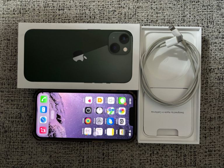 Apple iPhone 13 Unlocked 512GB Green Excellent Condition 85% Battery