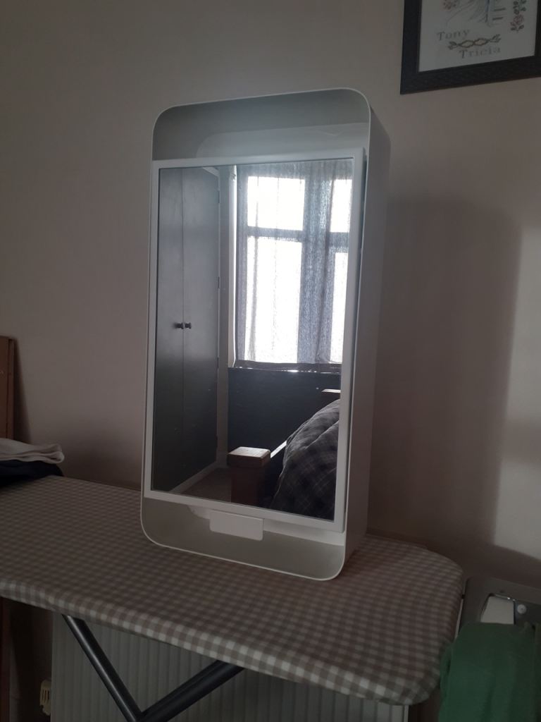 White Metal Bathroom Cabinet