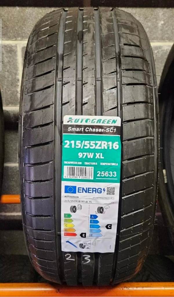 1 X 215 55 16 Autogreen Smart Chaser Sc-1 Brand New Tyre 