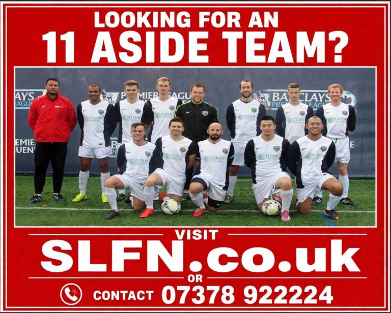 NEW PLAYERS WANTED FOR SOUTH LONDON FOOTBALL CLUB, PLAY 11 ASIDE IN LONON