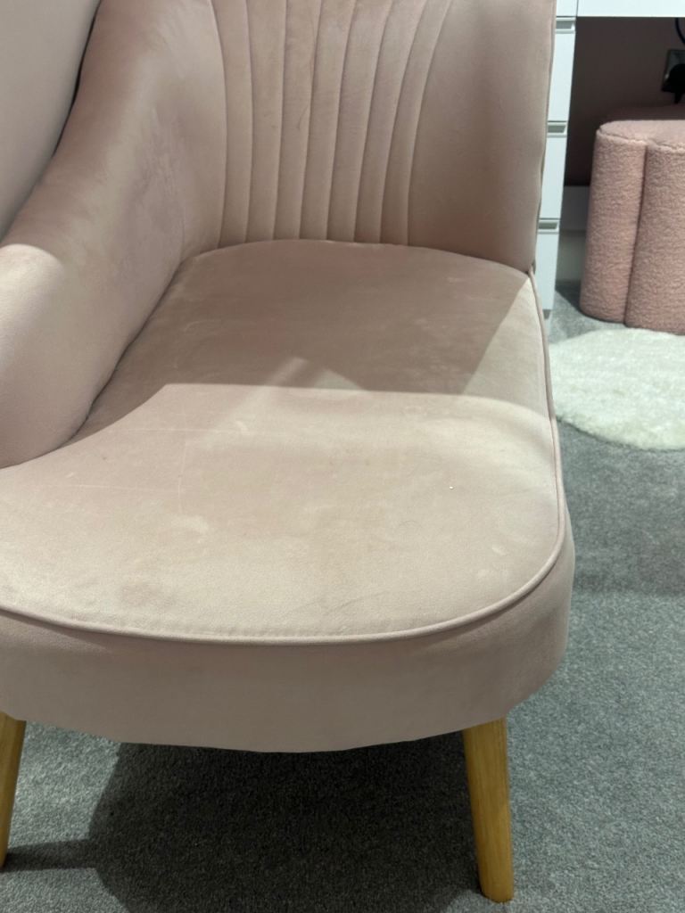 Baby Pink Chaise Lounge
