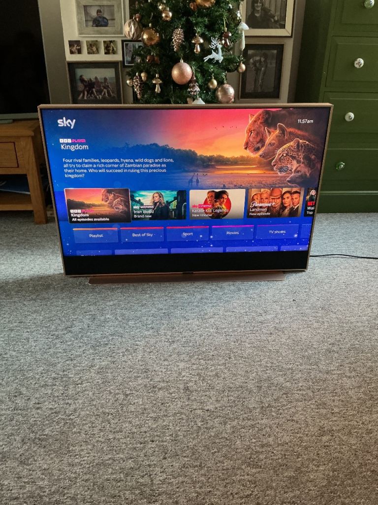 Sky glass 43 inch dusky pink television